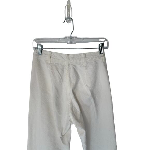 New with Tags Jesse Kamm Salt White High Rise Ranger Straight Leg Pant Size 4 - Picture 12 of 16